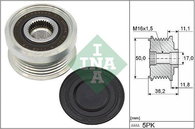 INA 535033710 Alternator Pulley Ssangyong Tivoli Xlv Suv 15>