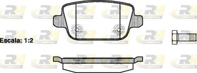 ROADHOUSE 21256.00 Brake Pad Focus II Da_ Sedan Tourier 11 04 — Brake Pads