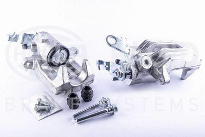 HELLA Pagid Rear Left Brake Caliper - Compatible with VW Golf, Audi A3 and 2 more models — Brake Calipers