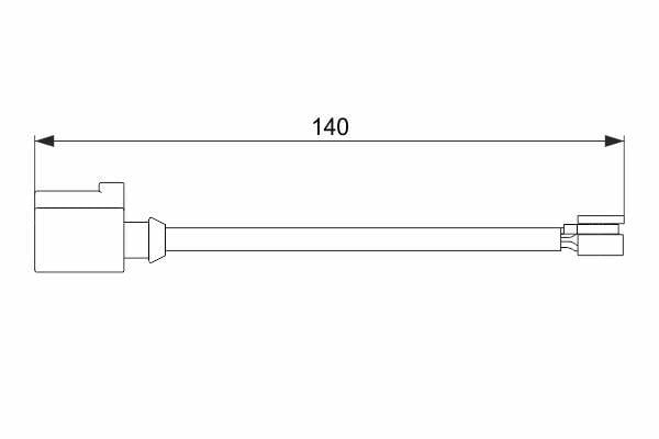 BOSCH Brake Pad Cable - Performance Part for Touareg and Cayenne — Brake Pads