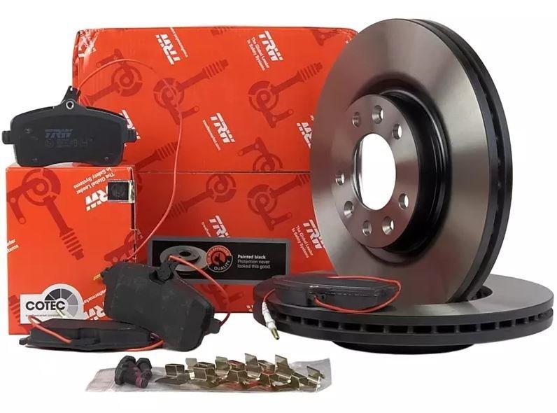 TRW Peugeot 407 Front Brake Disc Set Ve Front Brake Pad Set Alman Product — Brake Pads