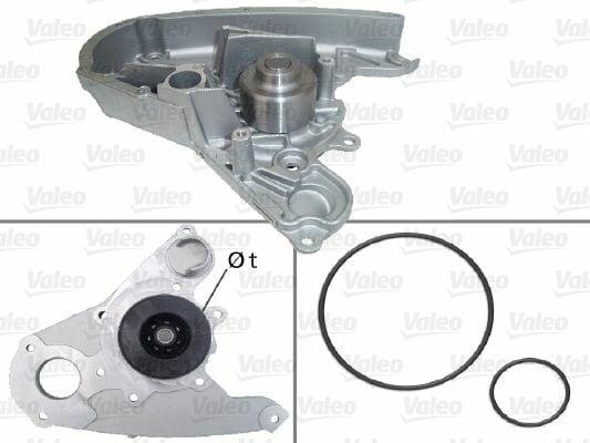 VALEO 506864 - Water Pump for Dodge Ducato 2.3 JTD 110-120Hp — Water Pump & Thermostat