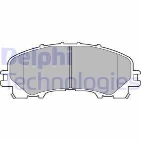 Delphi LP3183 Nissan X-Trail 1.6 dCi Front Brake Pad 2014-; Renault Koleos II 2.0 dCi — Brake Pads