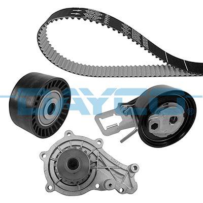 Dayco KTBWP9170 Timing Belt Tensioner Set (Su with Pump) Citroen C4 C5 Peugeot 308 3008 5008 Berlingo — Pulleys & Tensioners