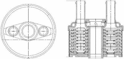 MAHLE CLC179000S Oil Cooler for VW Golf, Jetta and 2 more models — Oil System