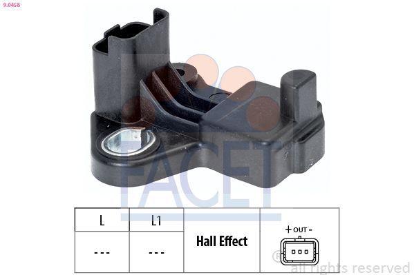 FACET 9.0458 Crankshaft Sensor - C1 C2 C3 Xsara and More — Pistons & Rotating