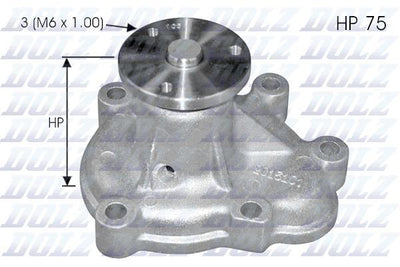 DOLZ O142 Water Pump Opel Astra G Astra H Combo Meriva Zafira B Y17dt 00- — Water Pump & Thermostat