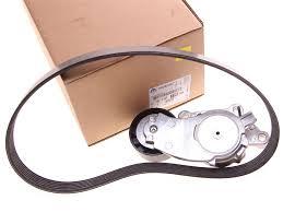 OUT.PSA 1611277980 Peugeot 207 2006-2010 1.4 HDi V-Belt Set Tensioner Housing Ve V Belt Genuine — Belts