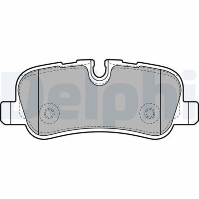 Delphi LP1936 Brake Pad Rear Land Rover Discovery III/IV, Range Rover Sport 2.7/3.0/4.2/4.4 — Brake Pads