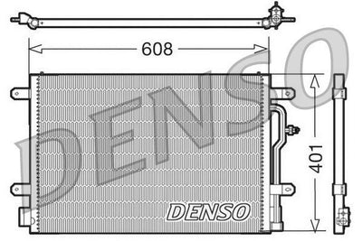Denso DCN02012 Kondanser A/C (Audi A4 1.6 00-04 / 2.4 3.0 1.9 TDI 2.5 TDI 3.0 01-04 / A6 2.0 3.0 0 — Condensers & Evaporators