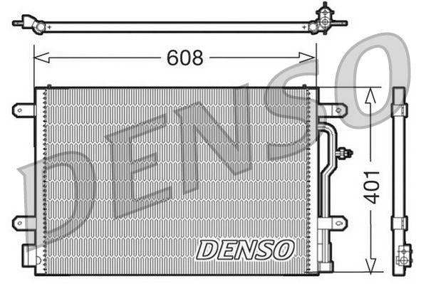 Denso DCN02012 Kondanser A/C (Audi A4 1.6 00-04 / 2.4 3.0 1.9 TDI 2.5 TDI 3.0 01-04 / A6 2.0 3.0 0 — Condensers & Evaporators