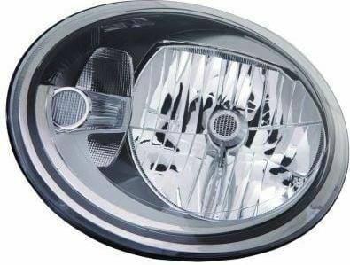 DEPO (AYDINLATMA) Volkswagen Beetle Right Black Motorized Headlight - Compatible with 2011 Models — Headlights