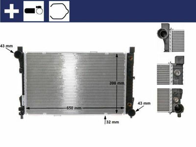 MAHLE Motor Water Radiator CR387000S — Radiators & Fans