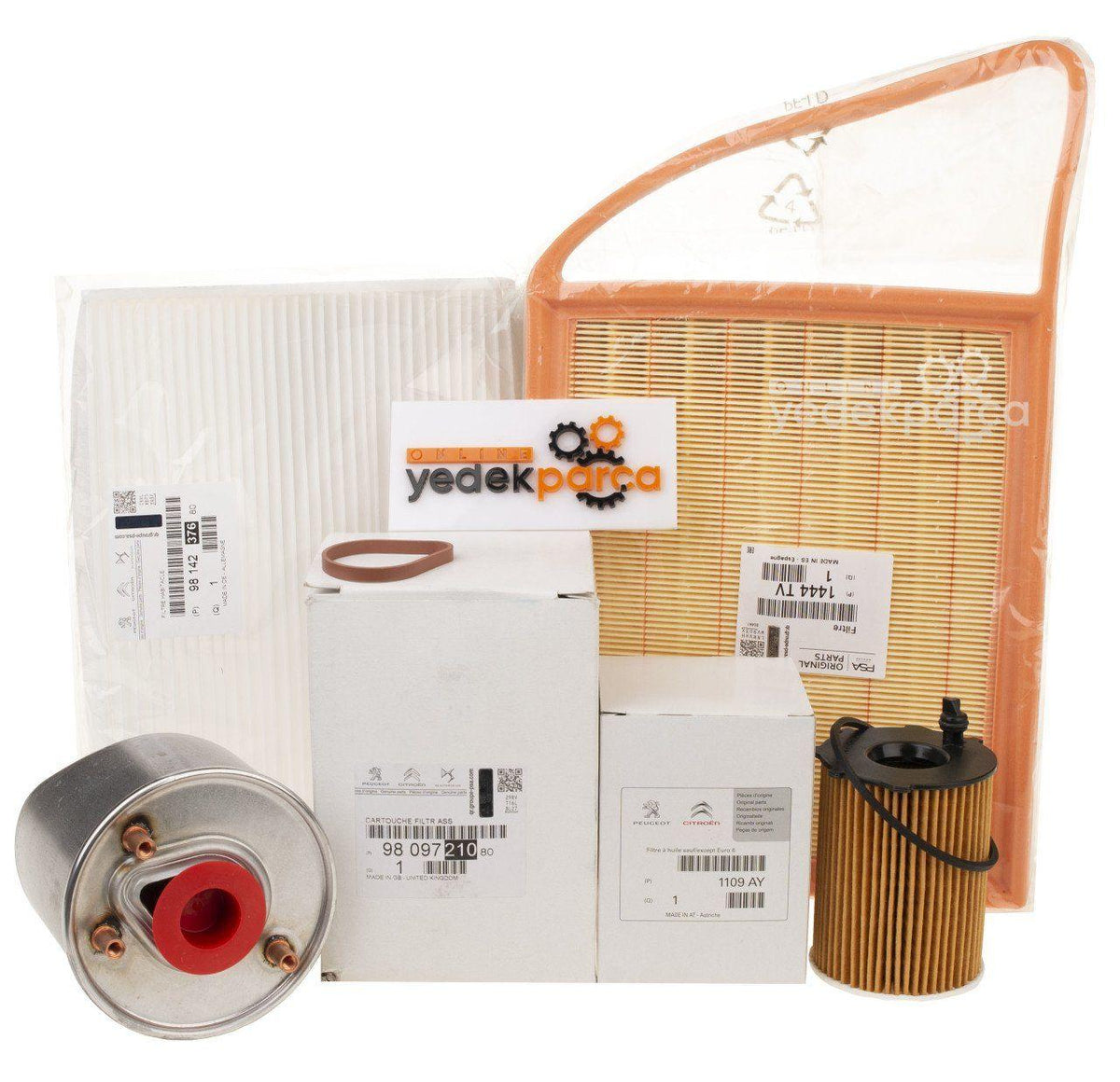 Citroen C-Elysee 1.6 HDi Euro5 Oil Filter Maintenance Set — Citroën, Oil Filters