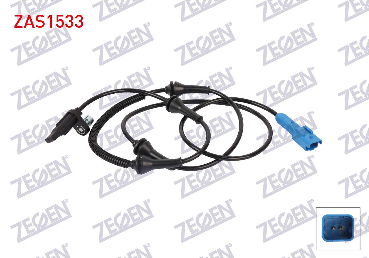 Zegen ZAS1533 ABS Sensor Front Left-Right Citroen C5 08-15 / Peugeot 407 04-10 — Brake Sensors & ABS