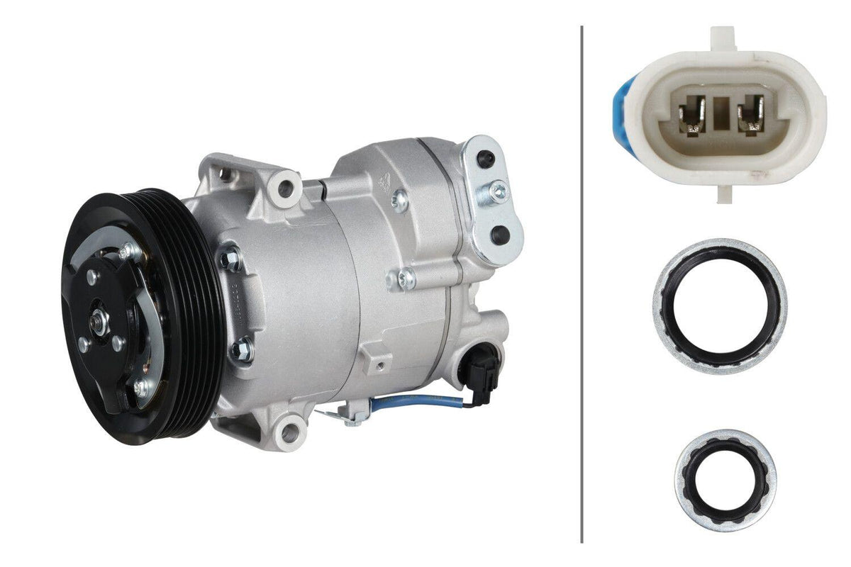 Hella 8FK366202-551 A/C Compressor Astra J Meriva B