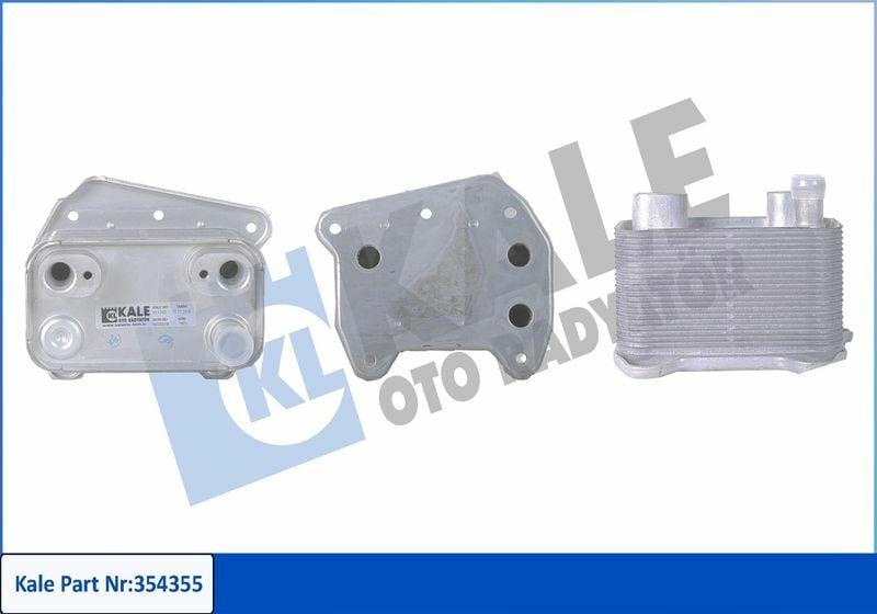 KALE Oil Cooler 354355 - Water Cooled Aluminum for C-Class W203 & E-Class W210 — Oil System