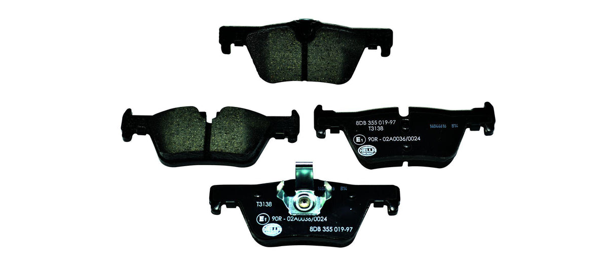 Hella 8DB355019-971 Brake Pad Rear BMW F20 F21 F30 F34 F31 F32 F33 F36 F80 F33 F83 — Brake Pads