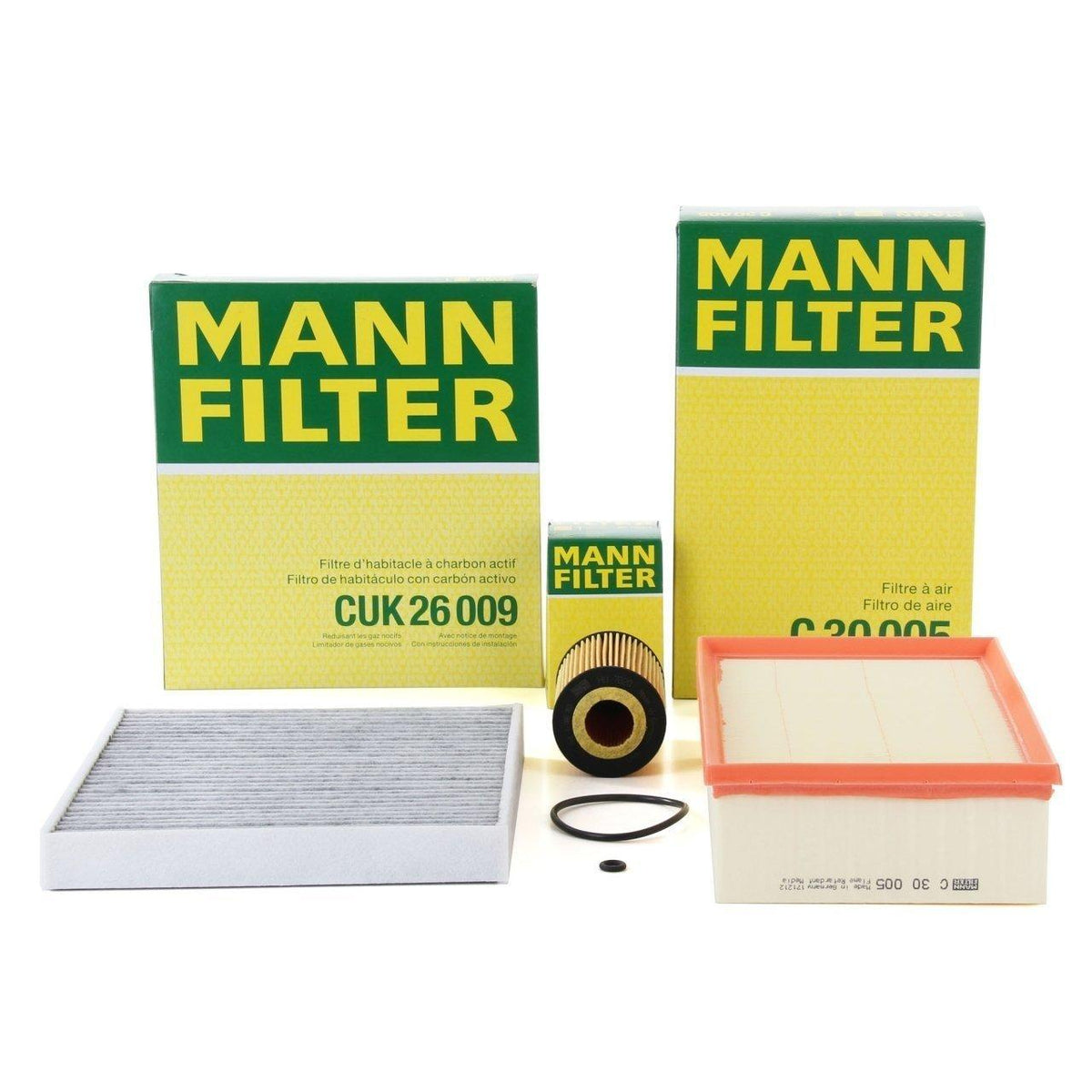 Mann Skoda Superb 1.6 TDI Maintenance Kit - Oil, Air & Cabin Filters — Maintenance & Service Kits