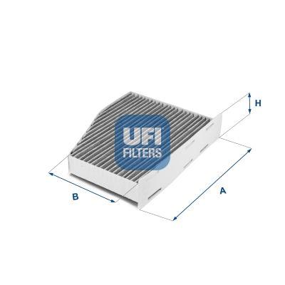 Ufi 54.124.00 Cabin Air Filter Caddy III Jetta III Passat Touran Golf V 1.4 16Fsi 1,4Tsi 1,6Tdi 1,8Tsi 1.9 TDI 2,0Tdi