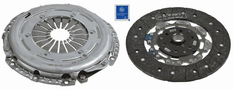 Sachs 3000970052 Clutch Kit without Ball Bearing Ford Mondeo 2.0 130 Ps 00-07 — Clutch & Flywheel