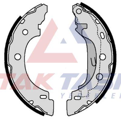 AP AP07330 Brake Shoe Rear Renault Kangoo (Kc0 / 1) 1.4i with Lever 203X38 mm 1998-2008 / Kangoo 1. — Brake Cables & Hardware