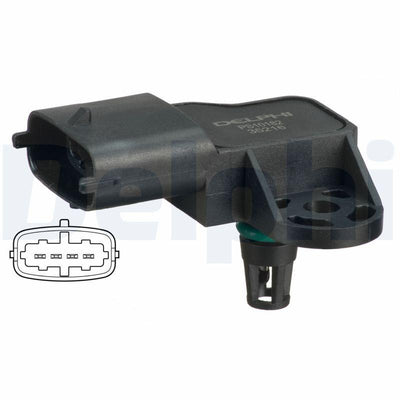 Delphi PS10182 Intake Pipe Pressure Sensor (Fiat: Doblo 1.4 10 -) — Vehicle Sensors & Switches