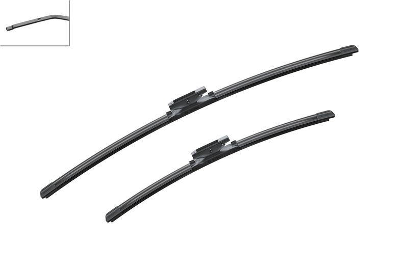 BOSCH Wiper Blade Kit 3397007426 - 65cm & 47cm for Fiorino, Bipper, Nemo — Wipers