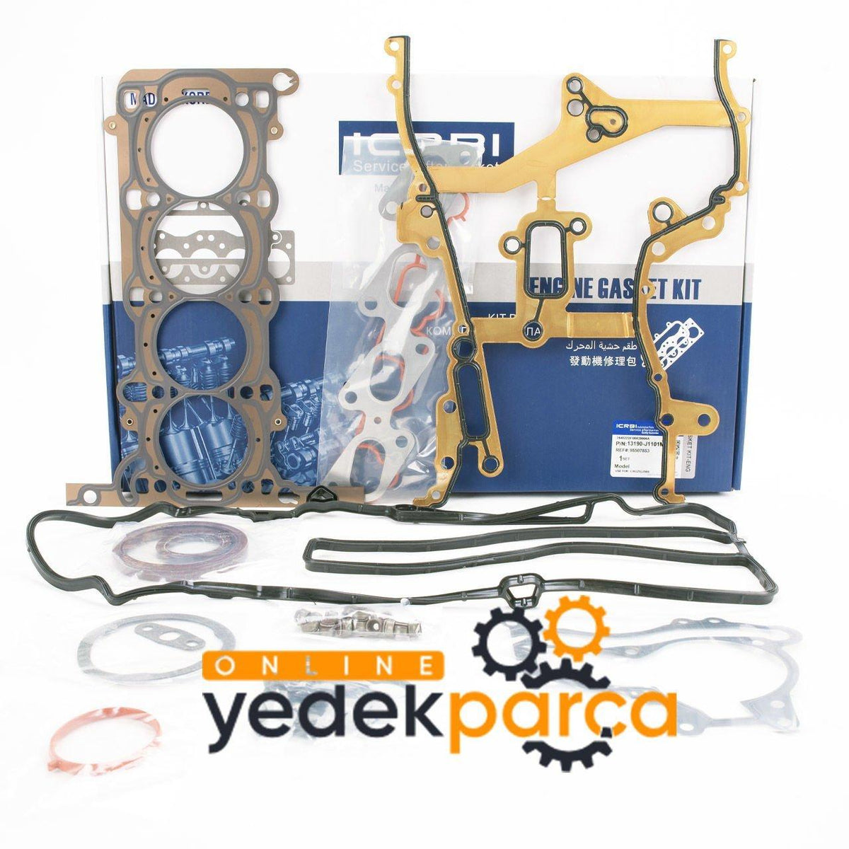 Icarbi Chevrolet Cruze Turbo Engine Gasket Set - Complete Kit for 1.4L Turbo — Gaskets & Seals