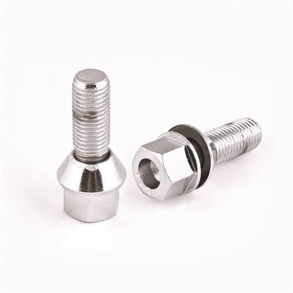 MGA 77196 Lug Civatsı Y.M. Pullu Megane Clio-(Aa.17 M12×1.50 B-28 L-28 H-49 Dc-21 Drilled-Pullu) | Set of 12