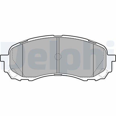 Delphi LP2128 Brake Pad Front Subaru Impreza 00-12 1.5 16V 4x4 — Brake Pads