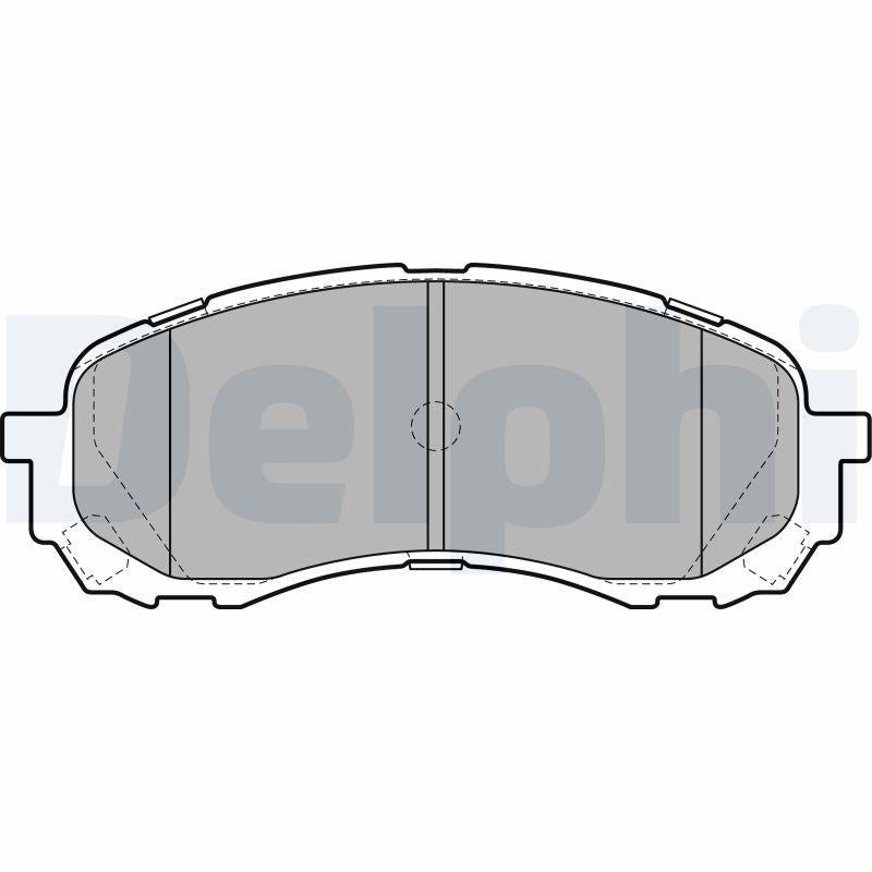 Delphi LP2128 Brake Pad Front Subaru Impreza 00-12 1.5 16V 4x4