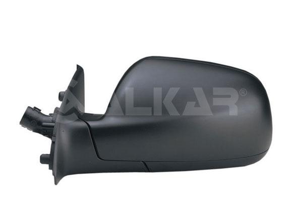 Alkar 6137307 Outer Rear View Mirror Left Mechanical Aspheric Peugeot 307 2000-2009 — Mirrors