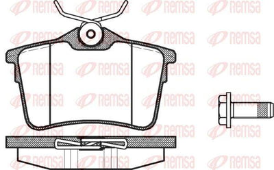 REMSA 1382.00 Brake Pad Berlingo 04 08 — Brake Pads