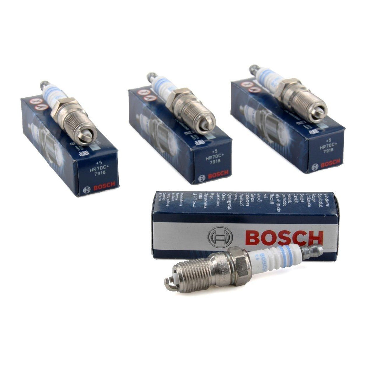 BOSCH Ignition Spark Plug Set for Mercedes W201 102 Motor — Coils & Plugs