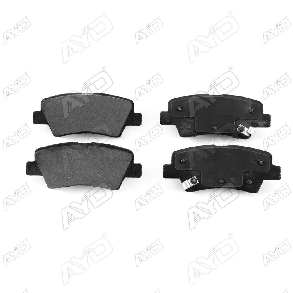 AYD 11-60153A Brake Pad Rear 11-Accent.Blue-Sonata 15- i20 Drilled + Connector — Brake Pads