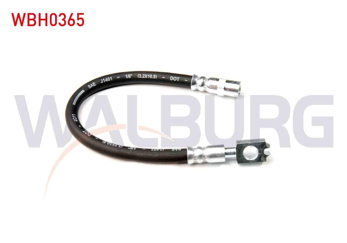 WALBURG WBH0365 Brake Hose Rear Left-Right 250mm Audi A4 (8E2,B6) 2000-2004 — Brake Hydraulics