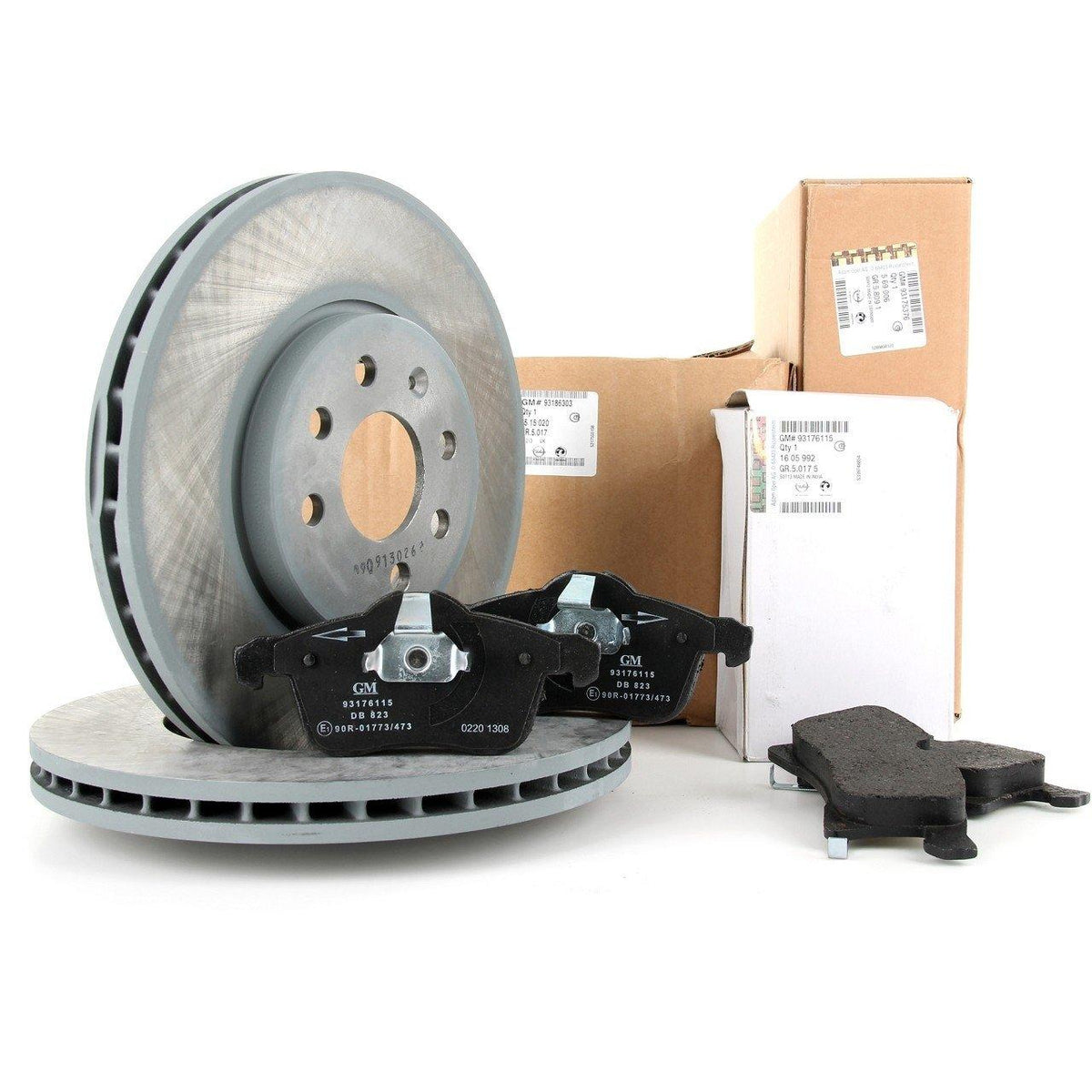 Opel Combo C Front Disc Brake Pad Set 4 Lug Genuine — Auto Parts Hall, Brake Pads