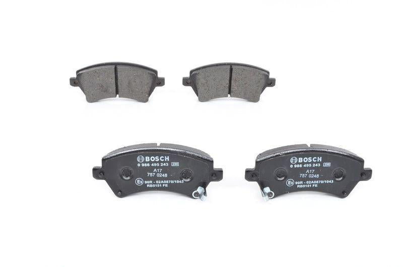 BOSCH 0986495243 - Brake Pads for 2002 Corolla