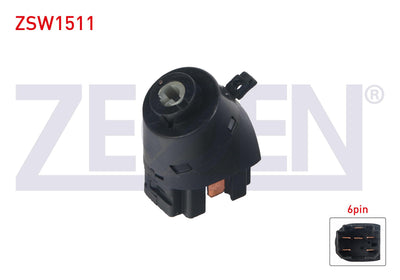 Zegen ZSW1511 Ignition Thermal Switch 6 Pin B Type Caddy II 1995-2004 / Golf II-III 1983-1999 / Jetta II — Switches & Relays