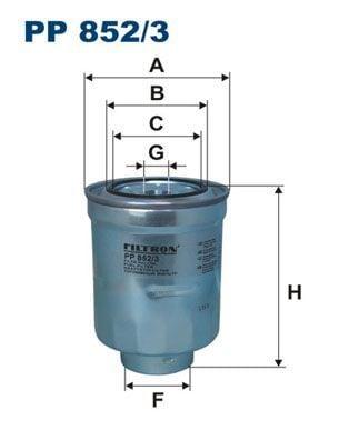 FILTRON PP852-3 Fuel Filter - Compatible With Lancer, ASX, Outlander — Fuel Delivery