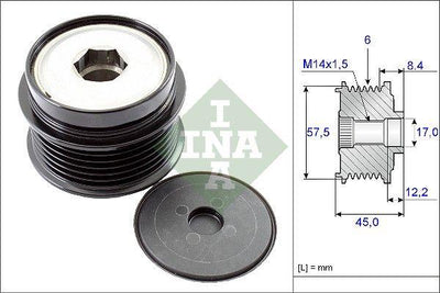 INA 535017410 Alternator Tensioner Bearing Jeep Cherokee (Kj) 2.5 Crd4×4 01-08