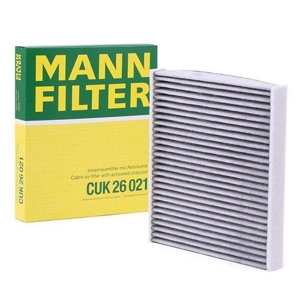 Mann Volkswagen T-Cross Carbon Pollen Filter - Compatible with All Models — Air & Cabin Filters