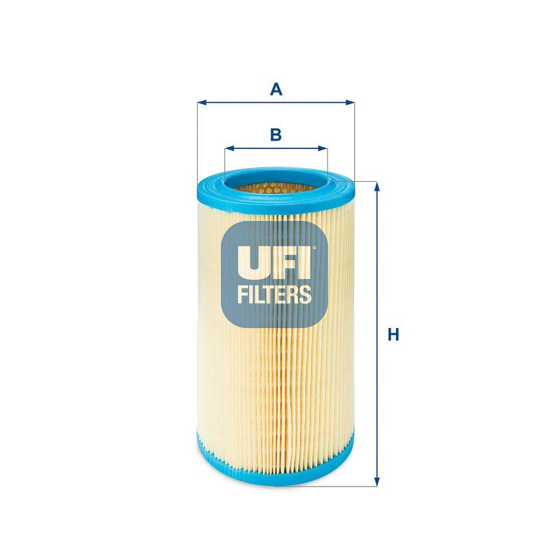 Ufi 27.630.00 Air Filter Bravo II (198) 06-14 1.4 16V 1.6/2.0 D Multijet 1.4 T-Jet — Air & Cabin Filters