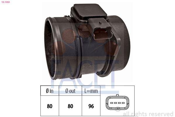 Facet 10.1303 Air Debimetresi 407 307 Scudo Expert 308 3008 607 C5 C6 C8 Jumpy 2.0 HDi Ford Focus — Engine Management Sensors