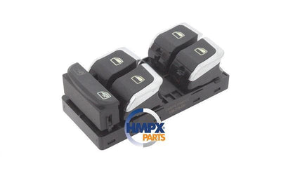 HİMPEKS 8K0959851F Glass Release Switch Front Left Quad: Kromlu A4-A5-Q3-Q5 2012 > 2015 — Switches & Relays