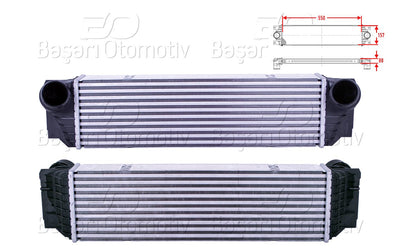 Wisco 3113830-00 Turbo Radiator (Intercooler) 550X157x80 BMW F10 5.18D 5.20D 5.20D Xd 5.25D 5.25D Xd 5.30D — Radiators & Fans