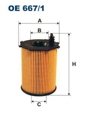 Filtron OE2004 Oil Filter Peugeot/Citroen/Ford/Volvo 1.4-1.6 HDi/TDCi — Oil Filters