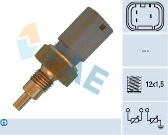 FAE 33720 Coolant Temperature Sender Palio/Albea 1.6 16V 3 with Connector Grey Brava/Bravo/Marea/145/146/166