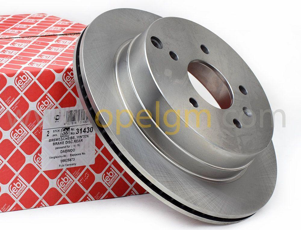 Febi Bilstein 31430 Bilstein /Opel Antara 2.0 Rear Disc Set (4804637) | 1 Piece